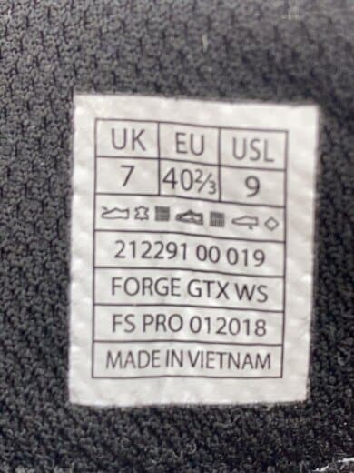 商品画像：FORGE GTX MS/GORE-TEX/トレッキングブーツ/UK7/GRY 5