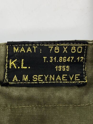 商品画像：50s/オランダ軍/ダブルフェイス/カーゴパンツ/76/カーキ/T.31.8647.12 4