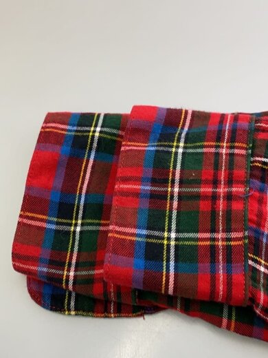 商品画像：MADE IN USA/タータンチェック/毛玉有/長袖シャツ/M/コットン/RED/チェック// 5