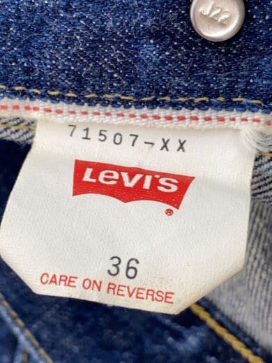 商品画像：90s/97年製/2nd復刻/MADE IN JAPAN/ボタン裏J22/Gジャン/36/インディゴ// 4