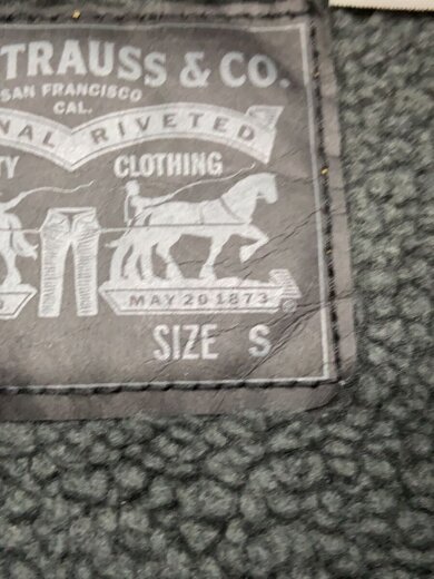 商品画像：Sherpa Denim Trucker Jacket/デニムジャケット/S/BLK/16365-0054 4