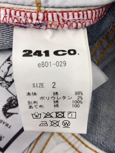 商品画像：デニムパンツ/ボトム/パッチワーク/ダメージ加工/2/IDG/e801-029 5