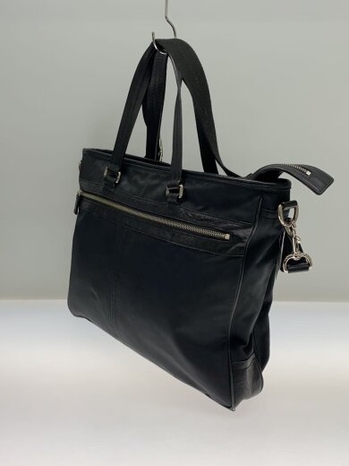 商品画像：トートバッグ/PVC/BLK/無地/F70289 2