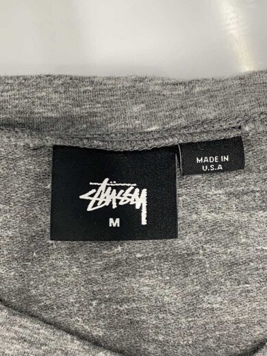 商品画像：USA製/レーヨン混/長袖Tシャツ/M/ポリエステル/GRY/1025 3
