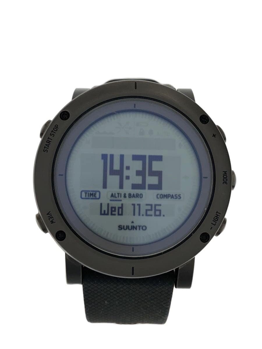 SUUNTO / クォーツ腕時計/デジタル/ラバー/KHK/KHK/SS//