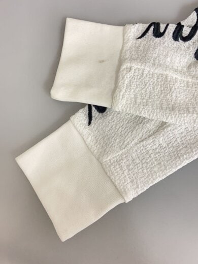 商品画像：ジップパーカー/M/ポリエステル/WHT/無地/USK-24019 5