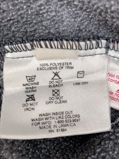 商品画像：フリースジャケット/L/ポリエステル/GRY 5