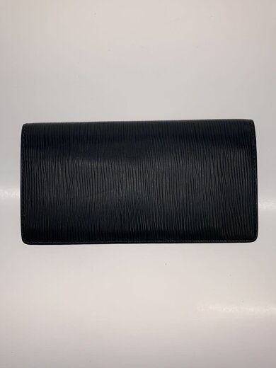 商品画像：2)ポルト・フォイユ・ブラザ_エピ/レザー/BLK/無地/メンズ 2