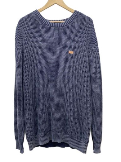 商品画像：ニット・セーター(厚手)/M/コットン/NVY/無地 1