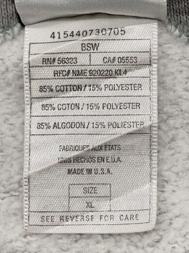 商品画像：スウェット/M/コットン/GRY 4