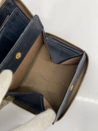 商品画像：2つ折り財布/レザー/NVY/メンズ 5