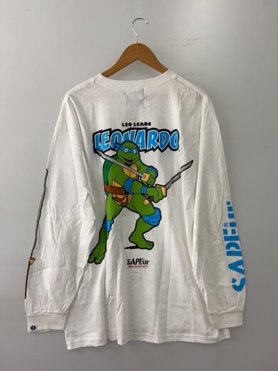 商品画像：長袖Tシャツ/XL/コットン/WHT// 2
