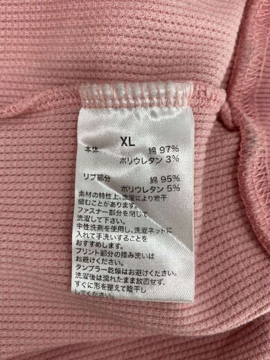 商品画像：WOKE EDGE/ジップパーカー/XL/コットン/PNK 4