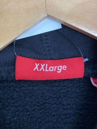 商品画像：ジップパーカー/XXL/コットン/BLK 4