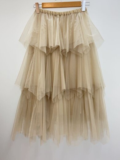 商品画像：allureville/ロングスカート/1/ポリエステル/クリーム/202320-11-230-04-010 2