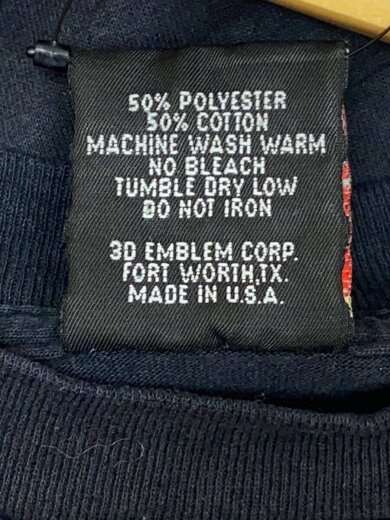 商品画像：3D EMBLEM/Tシャツ/XL/コットン/ブラック 4