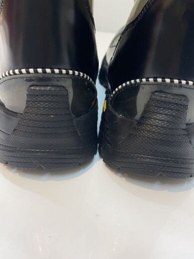 商品画像：クリアレースアップブーツ/VEGE/シューズ/39/ブラック/PVC 6