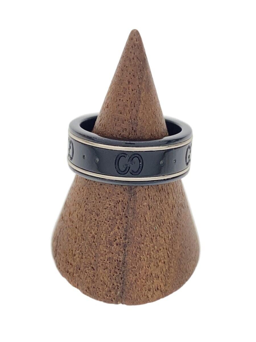 GUCCI / アイコンリング/10号/ブラック/レディース