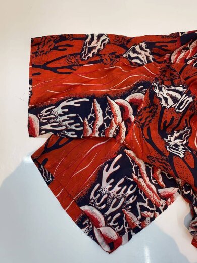 商品画像：半袖シャツ/5/レッド/総柄/K2304SS133 6