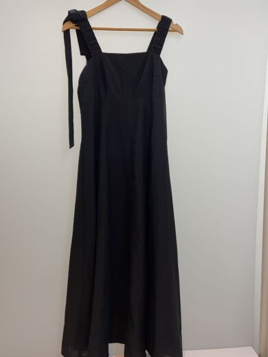 商品画像：ワイドストラップステッチワンピース/1/ポリエステル/ブラック/FWFO244012 1