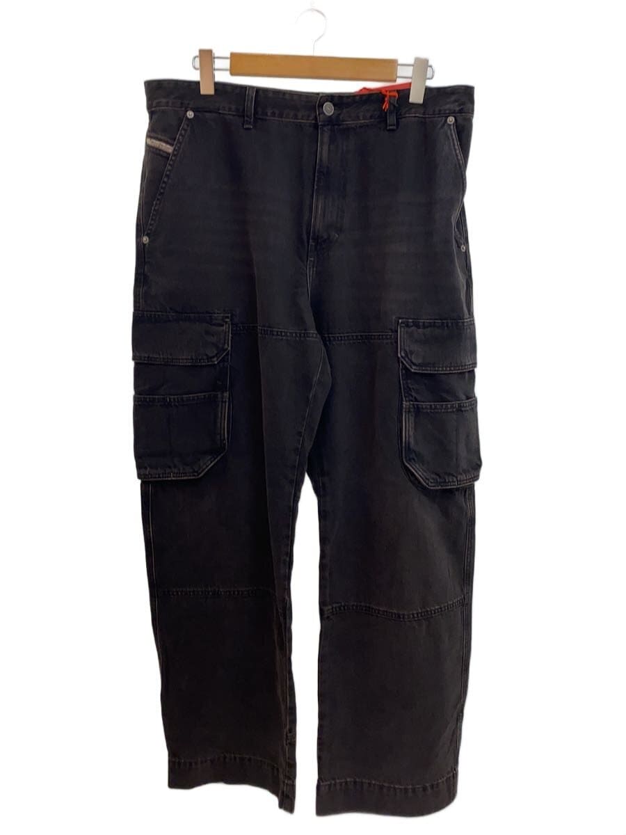 DIESEL / カーゴパンツ/33/デニム/ブラック/無地/A133380KIAG