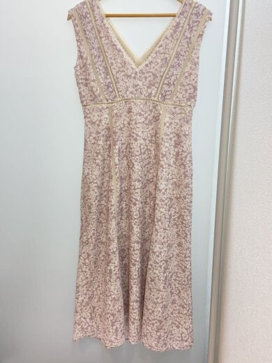 商品画像：ノースリーブワンピース/M/ポリエステル/ピンク/総柄/12223058063 2