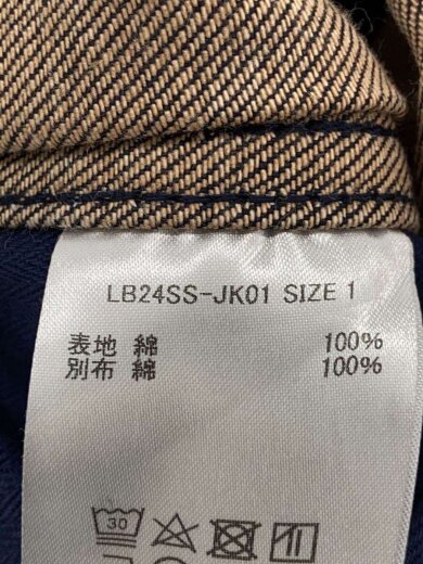 商品画像：SUNSET/Gジャン/1/デニム/ブラック/無地/LB24SS-JK01 4