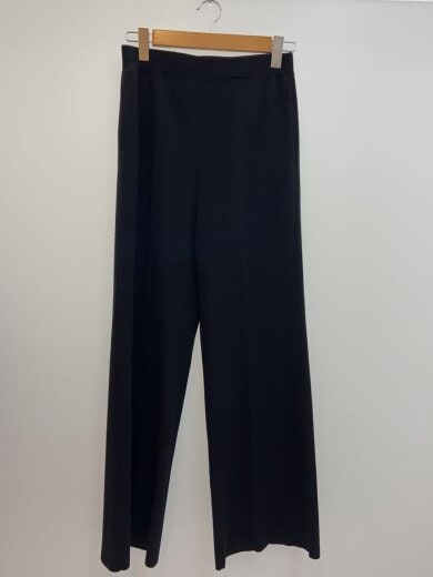 商品画像：リブパンツ/23-030-520-7071-3-0/ボトム/38/ウール/ブラック/無地 1