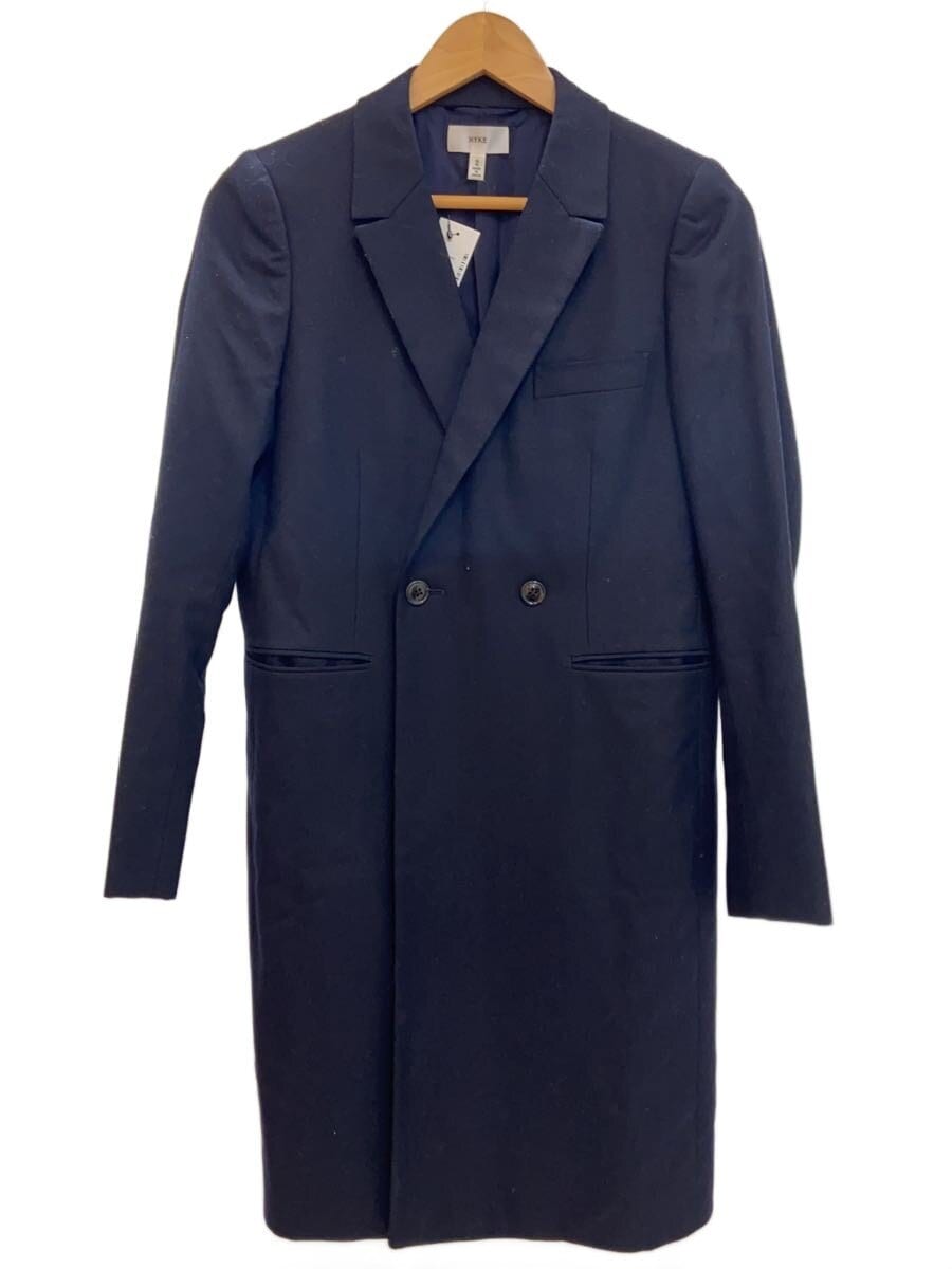 HYKE / コート/2/ウール/ネイビー/無地/132-17010