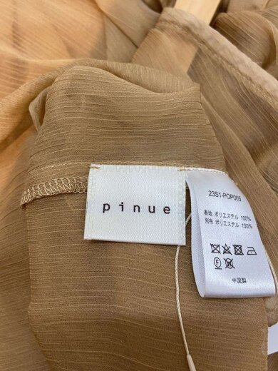 商品画像：ノースリーブワンピース/ポリエステル/ベージュ/無地/23S1-POP005 3