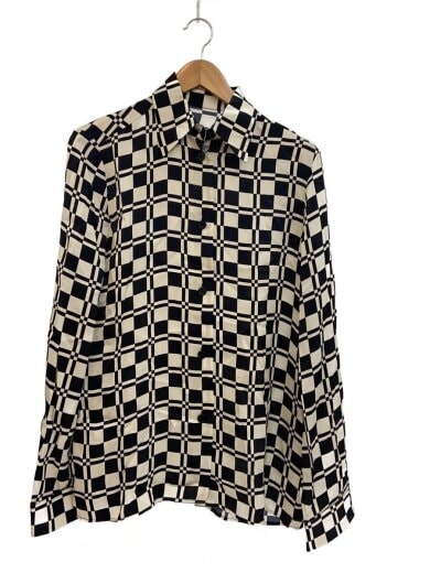 商品画像：長袖シャツ/34/レーヨン/ホワイト/総柄/JSWT606106WT38113012 1