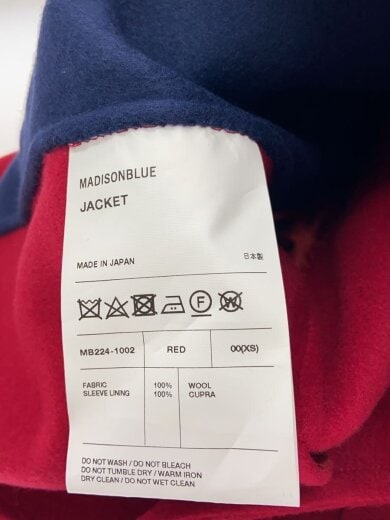 商品画像：ジャケット/XS/ウール/RED 4