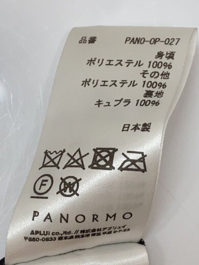 商品画像：半袖ワンピース/36/ポリエステル/ブラック/チェック/PANO-OP-027 5