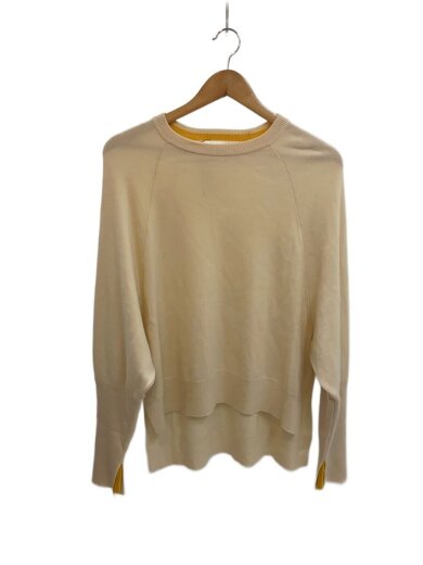 商品画像：レイヤーカフプルオーバー/38/ウール/アイボリー/無地/300EA270-2330 1