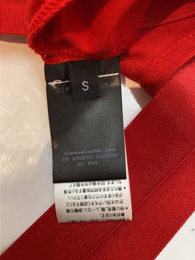 商品画像：ノースリーブワンピース/S/レッド/無地/968-53060001 4