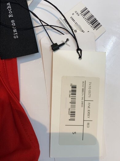 商品画像：ノースリーブワンピース/S/レッド/無地/968-53060001 6