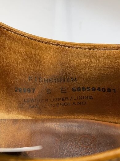 商品画像：FISHERMAN/使用感、ソール減り有/ドレスシューズ/UK9/ブラウン/レザー 5