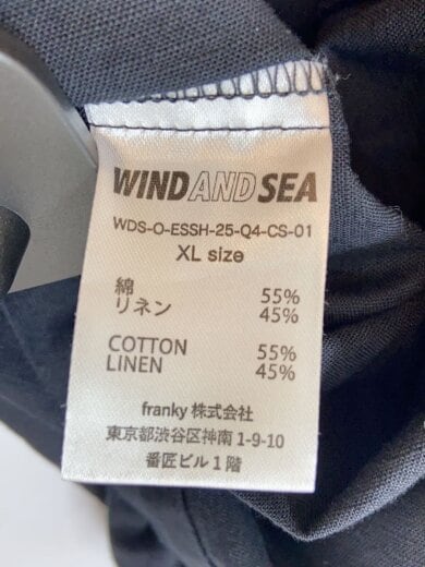 商品画像：半袖シャツ/XL/コットン/BLK/無地/WDS-O-ESSH-25-Q4-CS-01// 4