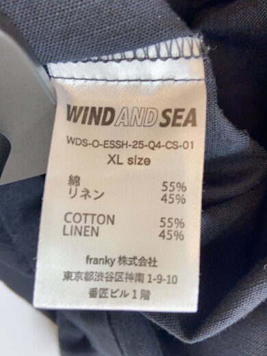 商品画像：半袖シャツ/XL/コットン/BLK/無地/WDS-O-ESSH-25-Q4-CS-01// 5