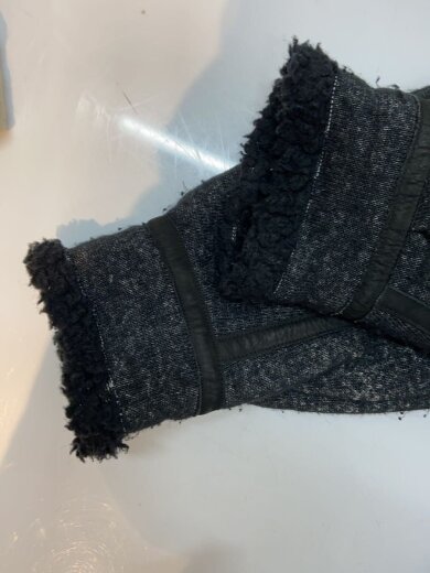 商品画像：ジャケット/2/アクリル/ブラック/無地/US1362 6