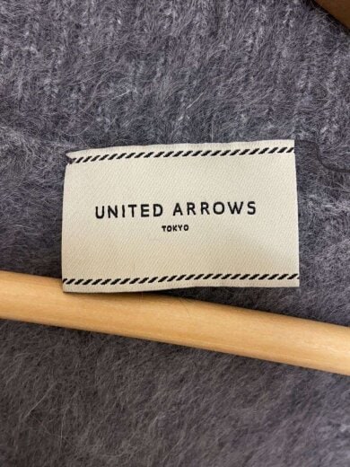 商品画像：カーディガン(薄手)/--/ウール/グレー/無地/1528-104-0378 3