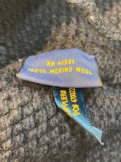 商品画像：カーディガン(薄手)/XS/ウール/NVY/無地 4