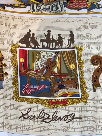 商品画像：スカーフ/シルク/マルチカラー/総柄/レディース 2