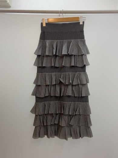 商品画像：ロングスカート/FREE/ポリエステル/シルバー/GAC-23230-B 2