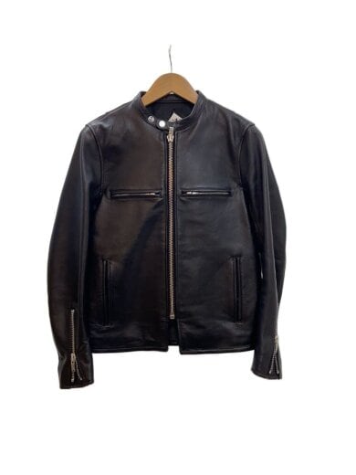 商品画像：RACER JACKET/A LEATHER/シングルライダースジャケット/48/牛革/ALM2102 1