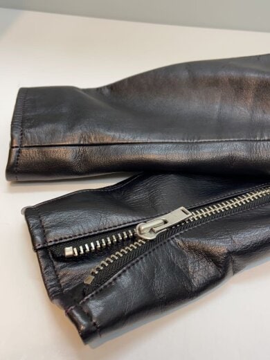 商品画像：RACER JACKET/A LEATHER/シングルライダースジャケット/48/牛革/ALM2102 6