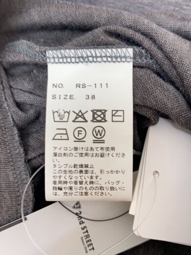 商品画像：ロングスカート/38/リネン/グレー/無地/RS-111 4