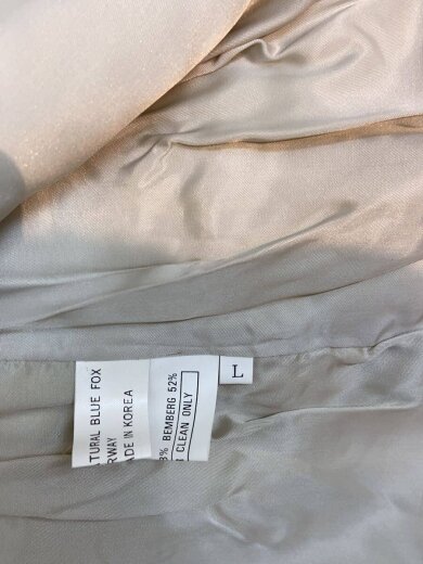 商品画像：ジャケット/L/ファー/ホワイト/無地 4