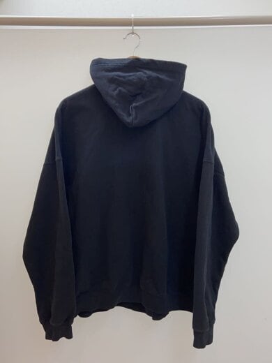 商品画像：パーカー/L/コットン/ブラック/無地/674986 2