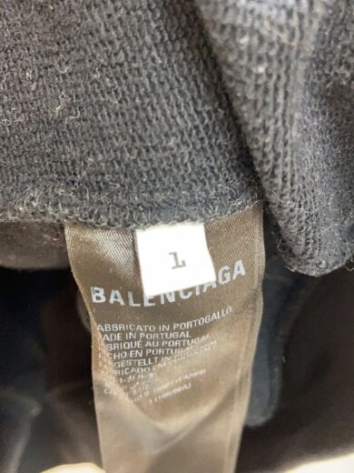 商品画像：パーカー/L/コットン/ブラック/無地/674986 4